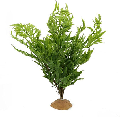 JIHAQUA Lifelike Reptile Tank Plant Decor - Realistic Artificial Plastic Plant for Terrariums and Pet Enclosures (Style C) JIHAQUA