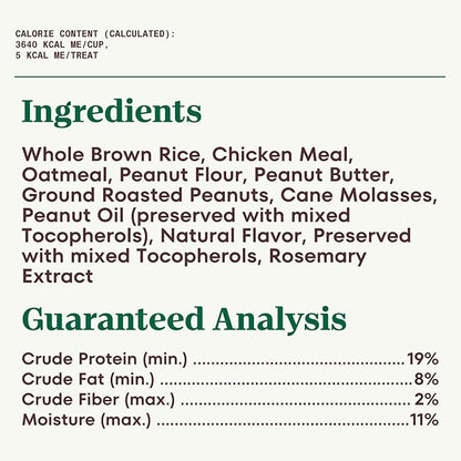 NUTRO Crunchy Dog Treats with Real Peanut Butter, 10 oz. Bag - PAWPICO