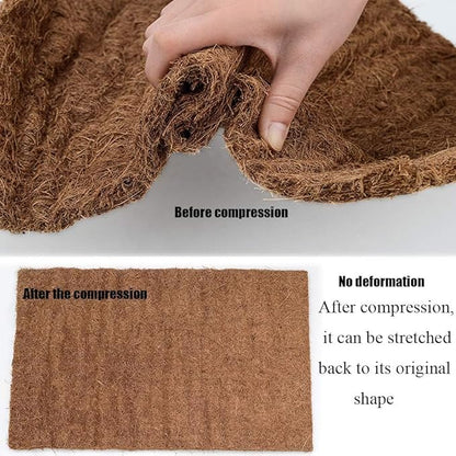 Hamiledyi Reptile Carpet Natural Coconut Fiber Tortoise Carpet Mats for Pet Terrarium Liner Reptile Supplies for Lizard Snake Chamelon Turtle Bedding Bunny Rabbit Mat (15*Sheets) Hamiledyi