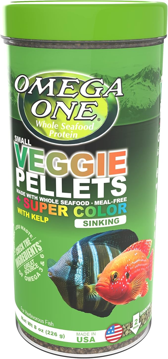 Omega One Super Color Kelps Sinking Pellets 8oz OmegaOne