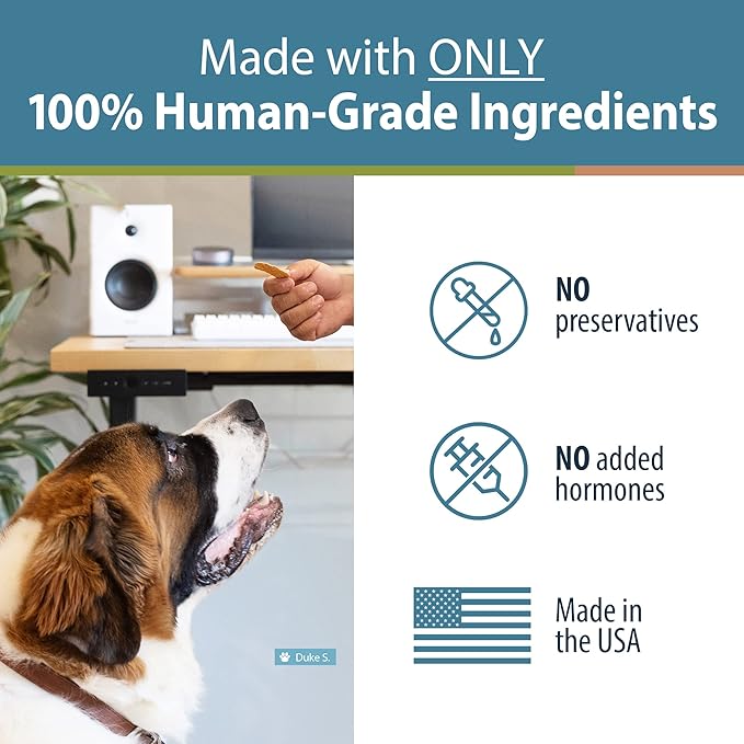 JustFoodForDogs Limited-Ingredient Healthy Dog Treats, Salmon Bark, Made in The USA, 5 oz - PAWPICO