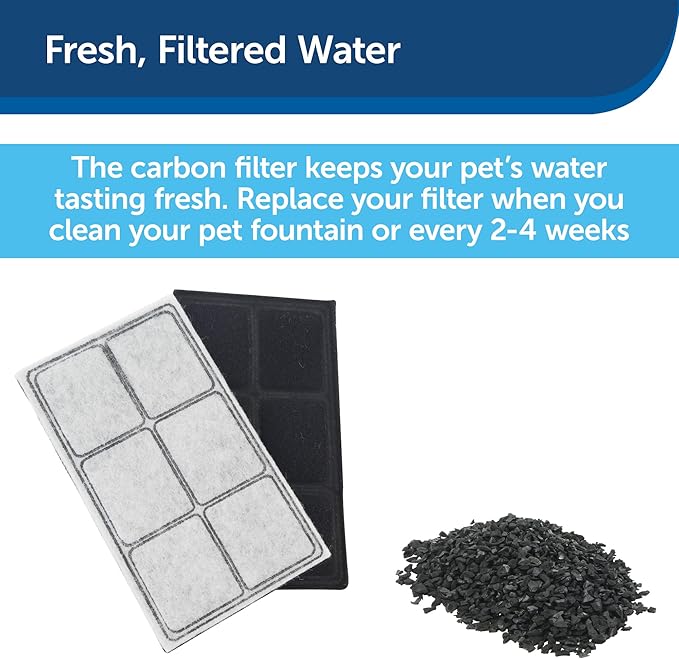 PetSafe Drinkwell Platinum Cat Water Fountain (168 oz/5L) Pet Water Fountain for All Pet Sizes, Indoor Use, Encourages More Drinking, Includes Replaceable Carbon Filter, Grey - PAWPICO