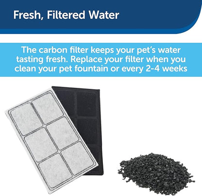 PetSafe Drinkwell Platinum Cat Water Fountain (168 oz/5L) Pet Water Fountain for All Pet Sizes, Indoor Use, Encourages More Drinking, Includes Replaceable Carbon Filter, Grey - PAWPICO