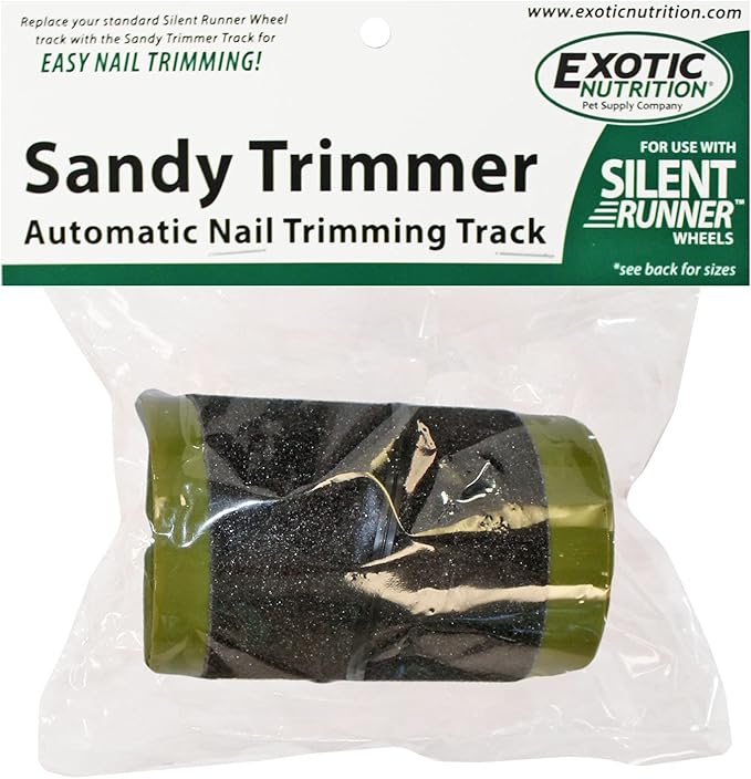 Sandy Track - for Green Silent Runner 12" Wide - Textured Nail Trimming Track for Pet Exercise Wheel (Green 12" Wide) ExoticNutrition