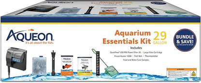 Aqueon Fish Tank Aquarium Essentials Starter Kit for 29 Gallon Tanks Aqueon
