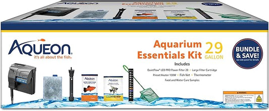 Aqueon Fish Tank Aquarium Essentials Starter Kit for 29 Gallon Tanks Aqueon