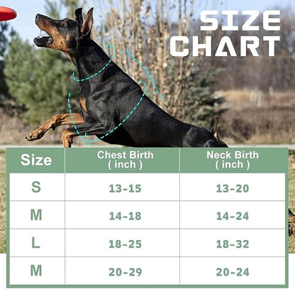 No Pull Dog Harness for Large Dogs, Adjustable No Choke Pet Vest with Dog Leash Fit Smart Reflective Pet Walking Harness for Training Easy Control Soft Handle Green L BUMBIN