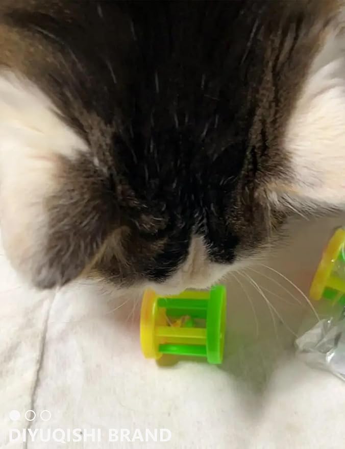 Cat Toys, 15 Pieces Set, Includes Kitten Toys, Like Plush Balls and a Mechanical Chick, Bell Balls, and Soft Toys for Indoor Cats to Play and Stay Active, Safe Materials for Hours of Fun - PAWPICO