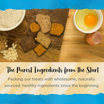 Blue Dog Bakery Natural Dog Treats, More Crunch Large, Assorted Flavors, 18oz Box, 1 Box (Pack of 2) - PAWPICO