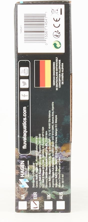 Fluval SEA Marine Nano LED Aquarium Lighting with Bluetooth, 20 Watts,Glass Fluval