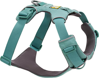 Ruffwear, Front Range Dog Harness, Reflective and Padded, No Pull Harness for Training and Everyday, River Rock Green, Medium RuffwearInc