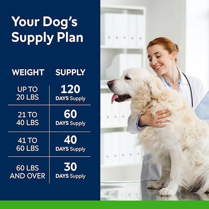 STRELLALAB Vet Formulated Hemp Calming Chews for Dogs - Anxiety Relief Calming Treats - Advanced Melatonin Pet Calm - Natural Sleep Aid & Stress, Separation Anxiety Relief - 120 Treats - Bacon STRELLALAB