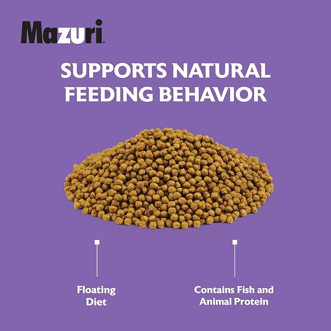 Mazuri | Nutritionally Complete Aquatic Turtle Food | Freshwater Formula - 12 Ounce (12 oz) Bag Mazuri