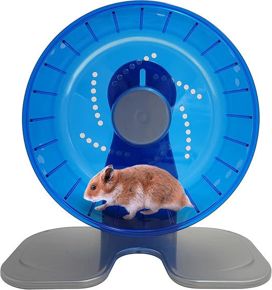 Petest Hamster Exercise Wheel, Silent Spinner Hamster Running Wheels, Diameter 8.3 inch, Blue Petest