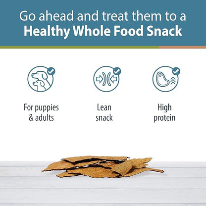 JustFoodForDogs Healthy Dog Treats, Limited-Ingredient, Chicken Apple Bark, Made in The USA, 5 oz - PAWPICO