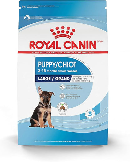 Royal Canin Size Health Nutrition Large Puppy Dry Dog Food, 17 lb bag - PAWPICO