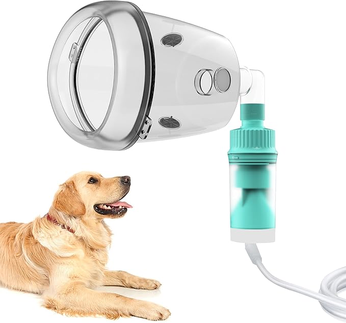 Lying Down Nebulizer Cup and Inhaler Mask for Large Dogs and Horses, Oxygen Mask for Pets and Wildlife (Not Contain Nebulizer Device) (L) WhaleSing