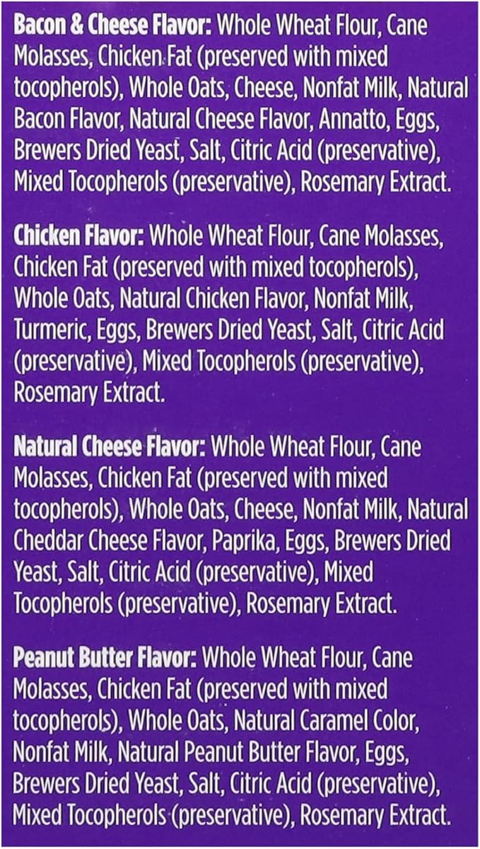 Blue Dog Bakery Natural Dog Treats, More Crunch Large, Assorted Flavors, 18oz Box, 1 Box - PAWPICO