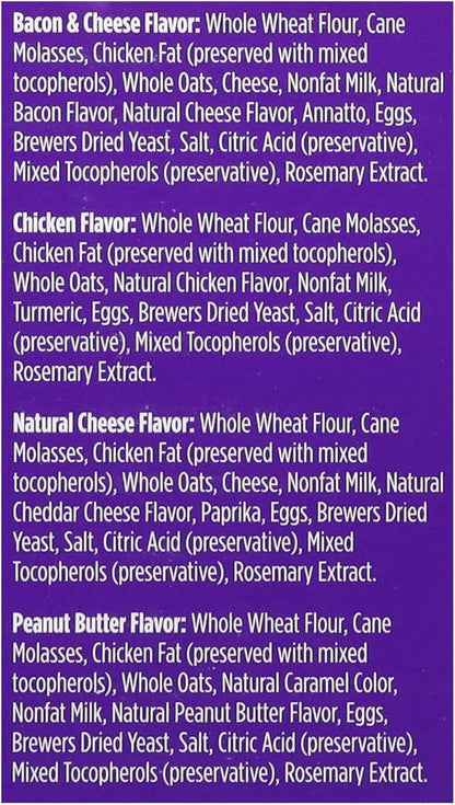 Blue Dog Bakery Natural Dog Treats, More Crunch Large, Assorted Flavors, 18oz Box, 1 Box - PAWPICO