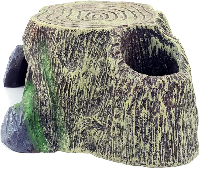 Small Reptile Cave Hide Reptile Hides and Caves Snake Toad Frog Turtle House JIHAQUA