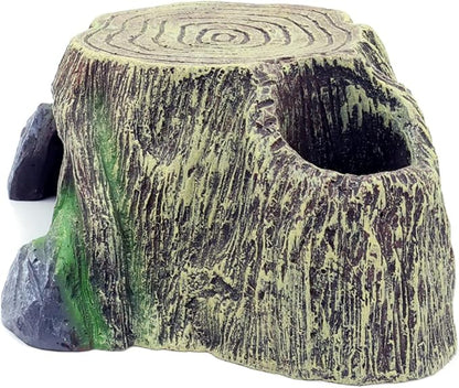 Small Reptile Cave Hide Reptile Hides and Caves Snake Toad Frog Turtle House JIHAQUA
