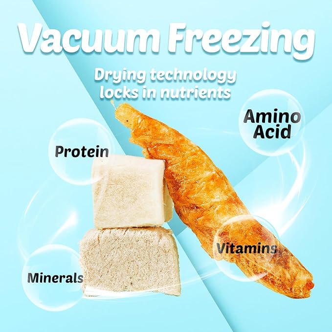 Turtle Food - 3 in 1 Natural Freeze-Dried Meat - Chicken, Duck and Antarctic Krill - Premium Box Turtle and Aquatic Turtle Treats for Baby Turtles - Human-Grade Quality Loves4Pets