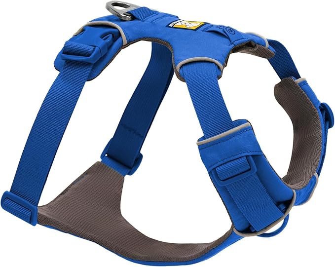 Ruffwear, Front Range Dog Harness, Reflective and Padded, No Pull Harness for Training and Everyday, Blue Pool, Large/X-Large RuffwearInc