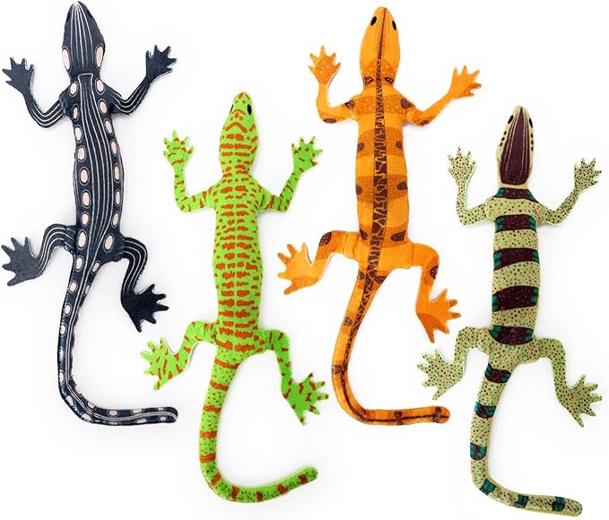 CiyvoLyeen Lizard Catnip Toys Chew Bite Resistant Toys for Indoor Cats Boredom Relief Teeth Cleaning Interactive Funny Cute Kitten Cat Lover Gifts Christmas Birthday Presents Set of 4 - PAWPICO