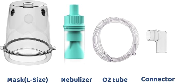 Lying Down Nebulizer Cup and Inhaler Mask for Large Dogs and Horses, Oxygen Mask for Pets and Wildlife (Not Contain Nebulizer Device) (L) WhaleSing