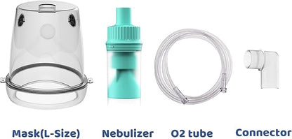 Lying Down Nebulizer Cup and Inhaler Mask for Large Dogs and Horses, Oxygen Mask for Pets and Wildlife (Not Contain Nebulizer Device) (L) WhaleSing