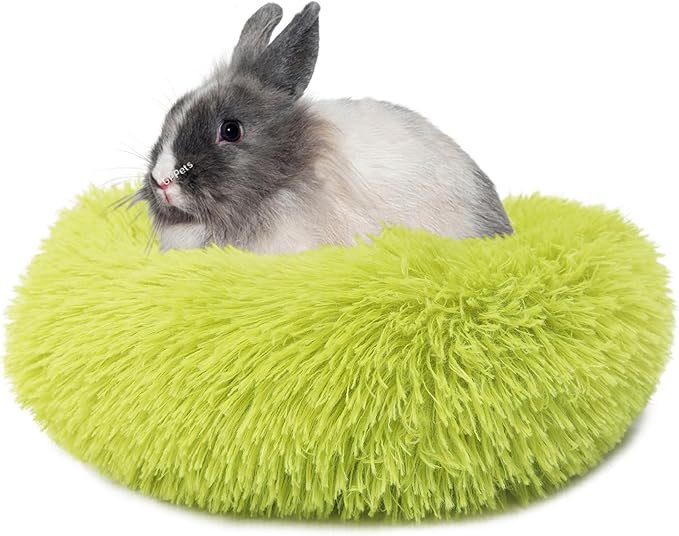 Hamster Bed Soft Warm Cushion for Small Animal - Comfortable Sleep Mat Pad for Guinea Pigs/Hedgehog/Squirrel/Mice/Rats/Chinchilla Nest House 11.8 inch Green - PAWPICO