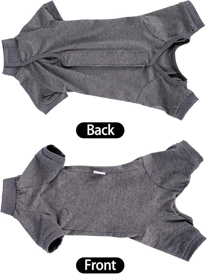 LIANZIMAU Cat Surgical Recovery Suit Professional for Male Female Dog Abdominal Wounds Cone E-Collar Alternative Anti-Licking Pet Surgical Recovery Pajama Suit Soft Fabric Onesie for Cats Lianzimau