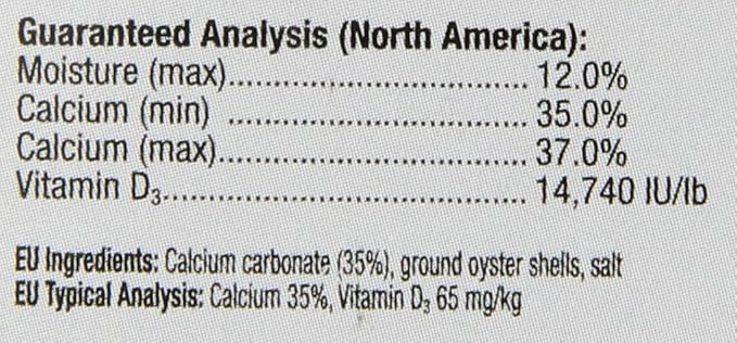 Exo Terra Calcium + D3 Powder: Ultra-fine, Phosphorus Free Formula Boosts Bone Health & Calcium Absorption Ideal for Insects, Fruits & Veggies 1.4 oz. ExoTerra