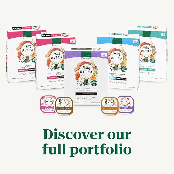 Nutro Ultra Adult Dry Dog Food with a Trio of Proteins from Chicken, Lamb and Salmon, 4 lb. Bag - PAWPICO