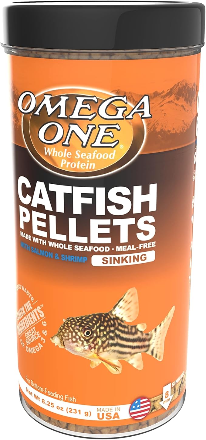Omega One Sinking Shrimp Pellets, 8mm Pellets, 8.25 oz OmegaOne