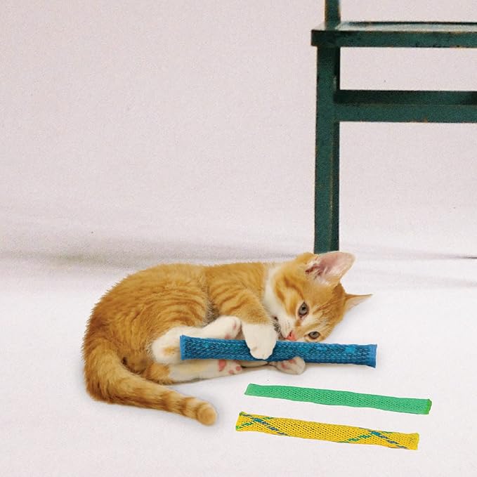 Pioneer Pet Nip Nibblers Catnip Toy – 3 Pack – Catnip Filled Toys For Indoor Cats -Teething Toy For Kittens That Bite And Chew - PAWPICO