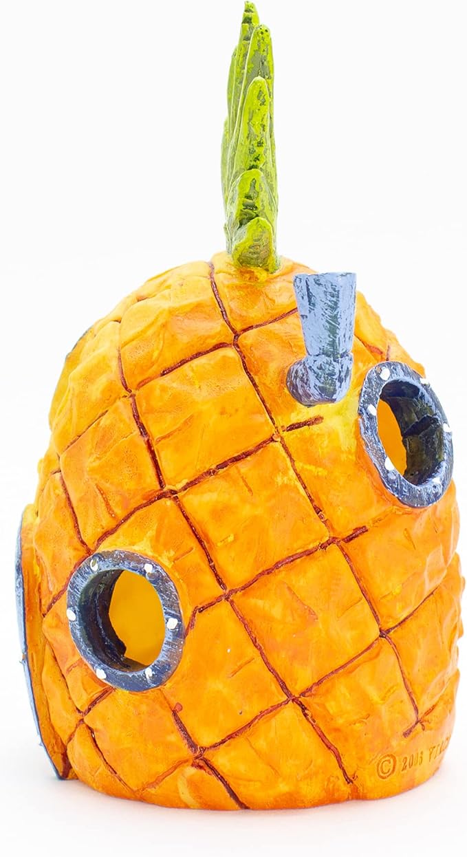 Penn-Plax Spongebob Squarepants Officially Licensed Aquarium Ornament – Spongebob’s Pineapple House – Large Penn-Plax