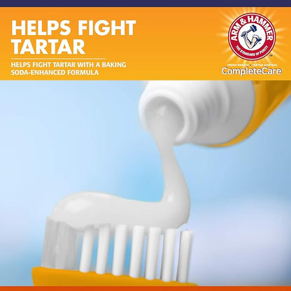 Arm & Hammer Complete Care Enzymatic Dog Toothpaste, 6.2 oz - Dog Toothpaste for Puppies and Adult Dogs, Arm and Hammer Toothpaste for Dogs - Pet Toothpaste, Dog Dental Care and Clean Dog Teeth ARMHAMMER