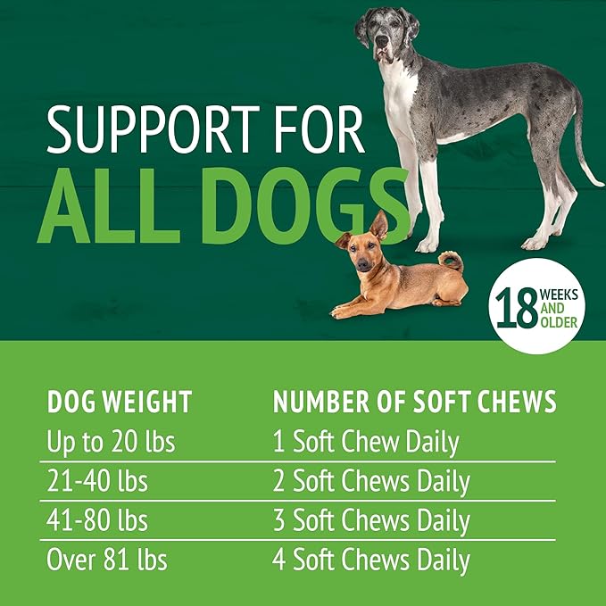 PetNC Natural Care Skin and Coat Soft Chews for Dogs, 60 Count VisitthePetnc