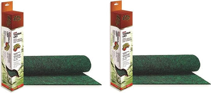 (2 Pack) Zilla Reptile Terrarium Bedding Substrate Liner, Green - 20 Gallon Zilla