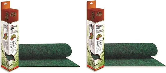 (2 Pack) Zilla Reptile Terrarium Bedding Substrate Liner, Green - 20 Gallon Zilla