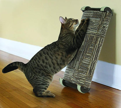 Lean-it Scratching Post Wide 20-Inch, Colors May Vary - PAWPICO