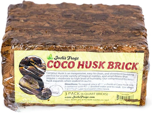 Josh's Frogs Coco Husk Brick (3 Pack) JoshsFrogs