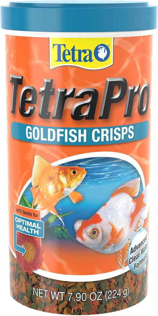 Tetra 77077 TetraPRO Goldfish Crisps for Fishes, 7.9 Ounce Tetra