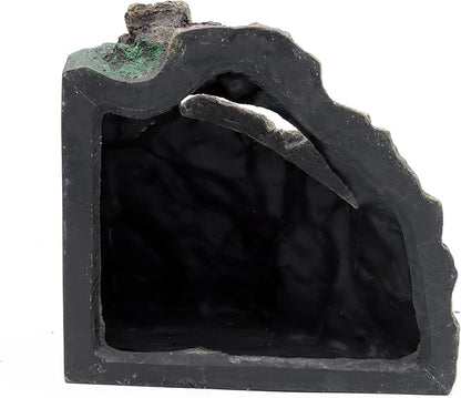 JIHAQUA Bearded Dragon Tank Accessories Extra Large Reptile Hideouts Cave Habitat Decor Bearded Dragon Clothes JIHAQUA