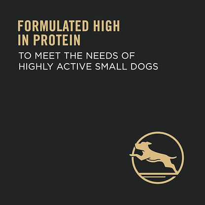 Purina Pro Plan High Protein Small Breed Dog Food, Chicken & Rice Formula - 18 lb. Bag - PAWPICO