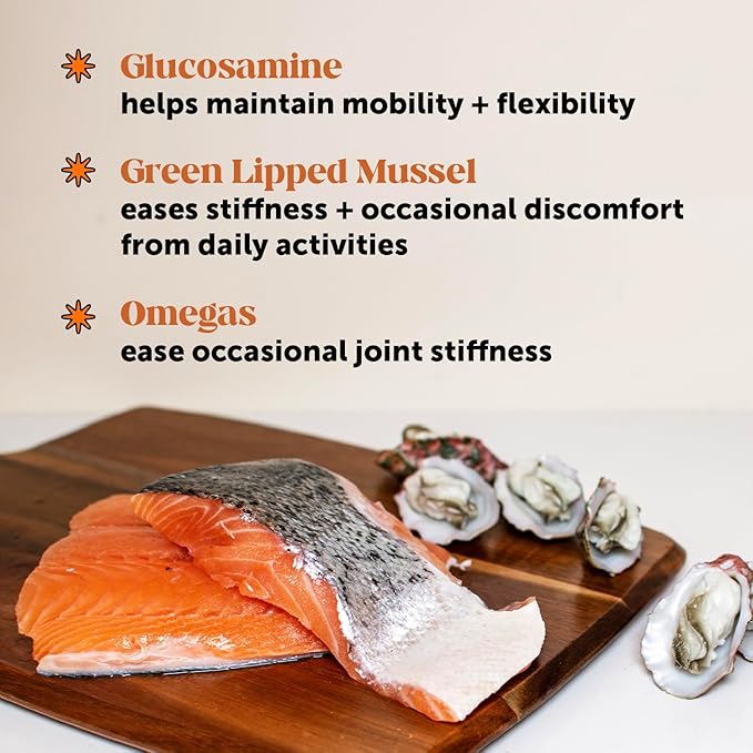 Pet Honesty Cat Hip & Joint Health Chews - Glucosamine for Cats, Cat Joint Support Supplement, Cat Health Supplies & Hip Support, Cat Vitamins for Indoor Cats & Outdoor Cats - Chicken (30-Day Supply) PetHonesty