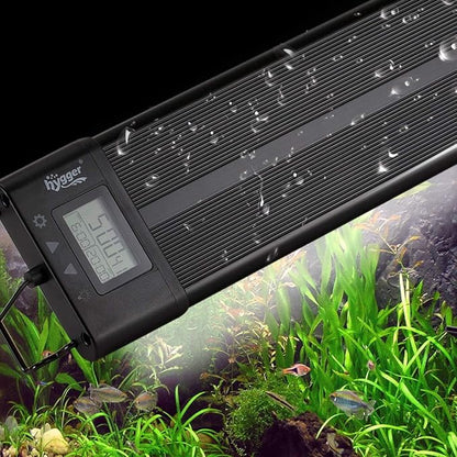 hygger Aquarium Programmable LED Light, for 18~24in Long Full Spectrum Plant Fish Tank Light with LCD Setting Display, 7 Colors, Sunrise Sunset Moon and DIY Mode, for Novices Advanced Players hygger