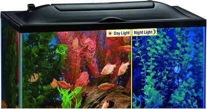 Marineland LED Light Hood For Aquariums, 20 Inches By 10 Inches, Natural Shimmering Light With Night Light Effect Marineland