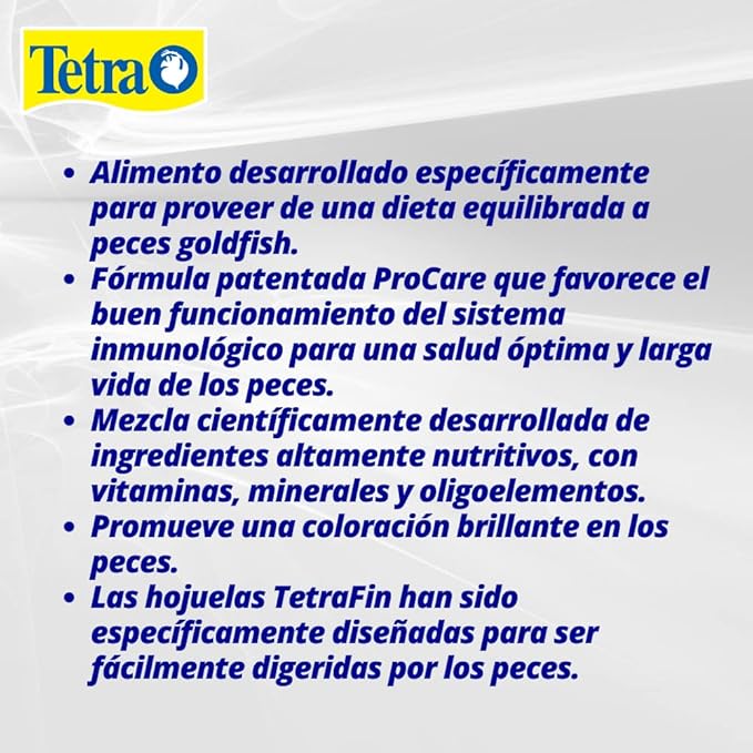 Tetra Goldfish Flakes, Nutritionally Balanced Diet For Aquarium Fish, Vitamin C Enriched Flakes, 0.42 oz Tetra